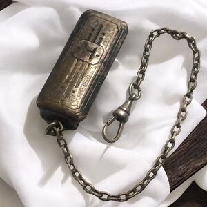 Hickok Silver Plated Beltogram “H” Watch FOB Chain